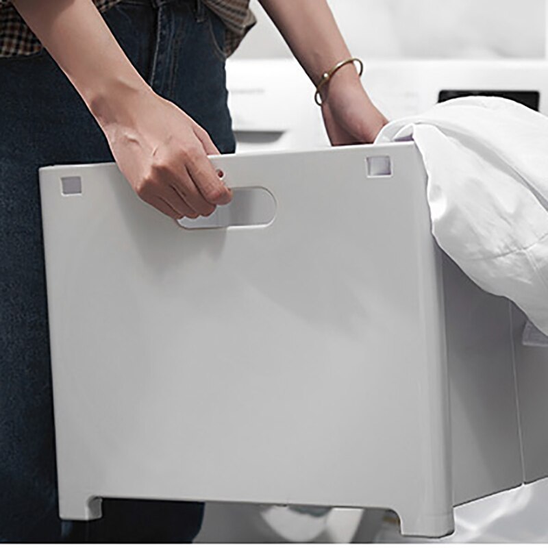 Diverse opbevaringsboks folde plast beskidt tøj opbevaringskurv vægmonteret vasketøjskurv til tøjarrangør hængende legetøj