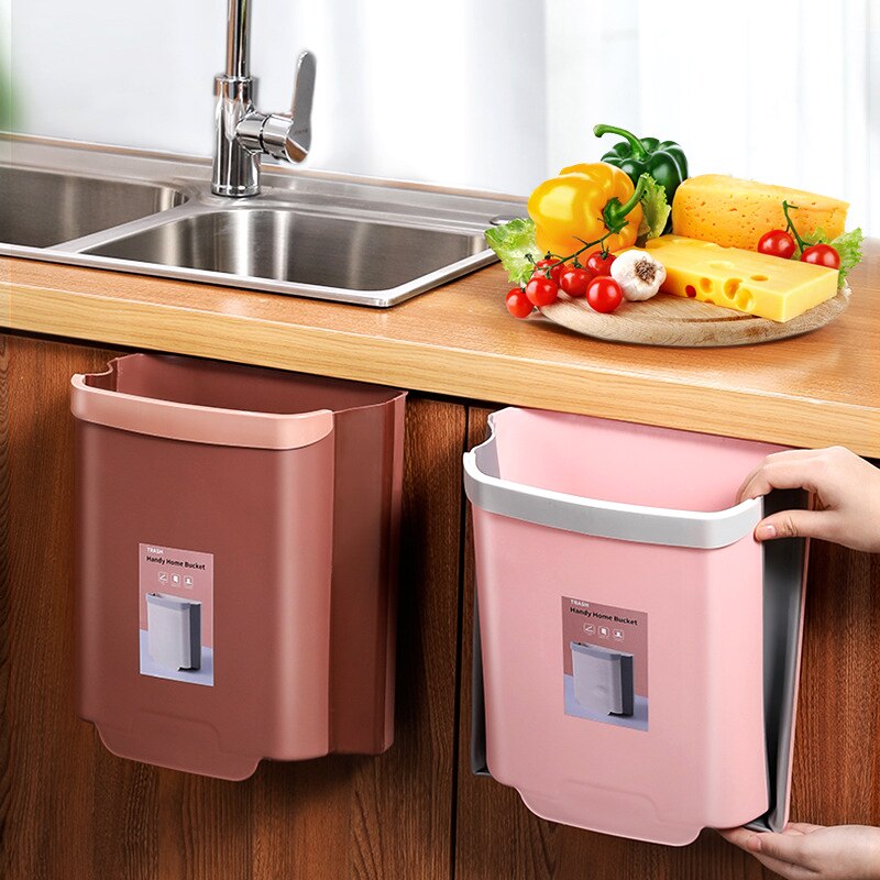 Saving*kitchen folding garbage can car recycling bin kitchen garbage can garbage can garbage can garbage can kitchen garbage can