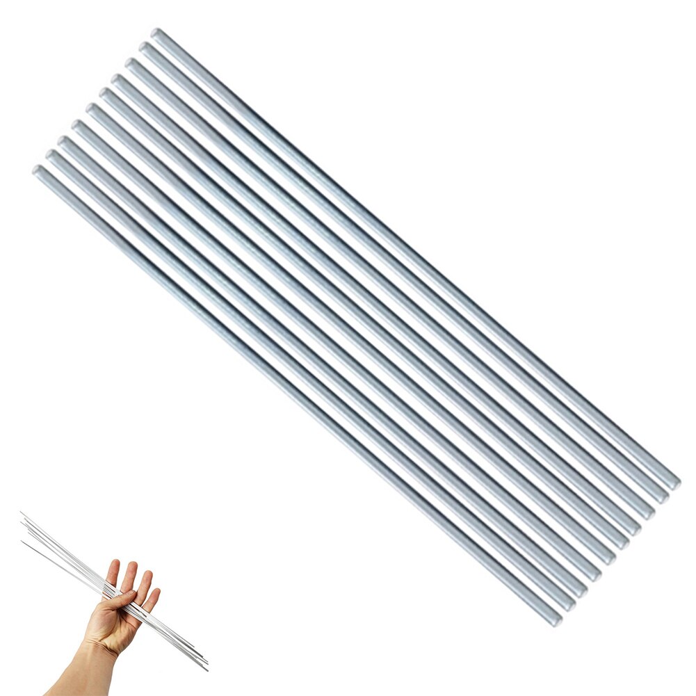 10/20 Pcs Aluminum Welding Rod Low Temperature Aluminum Welding Wire Aluminum Welding Flux Core 2MM/1.6MM Welding Consumables