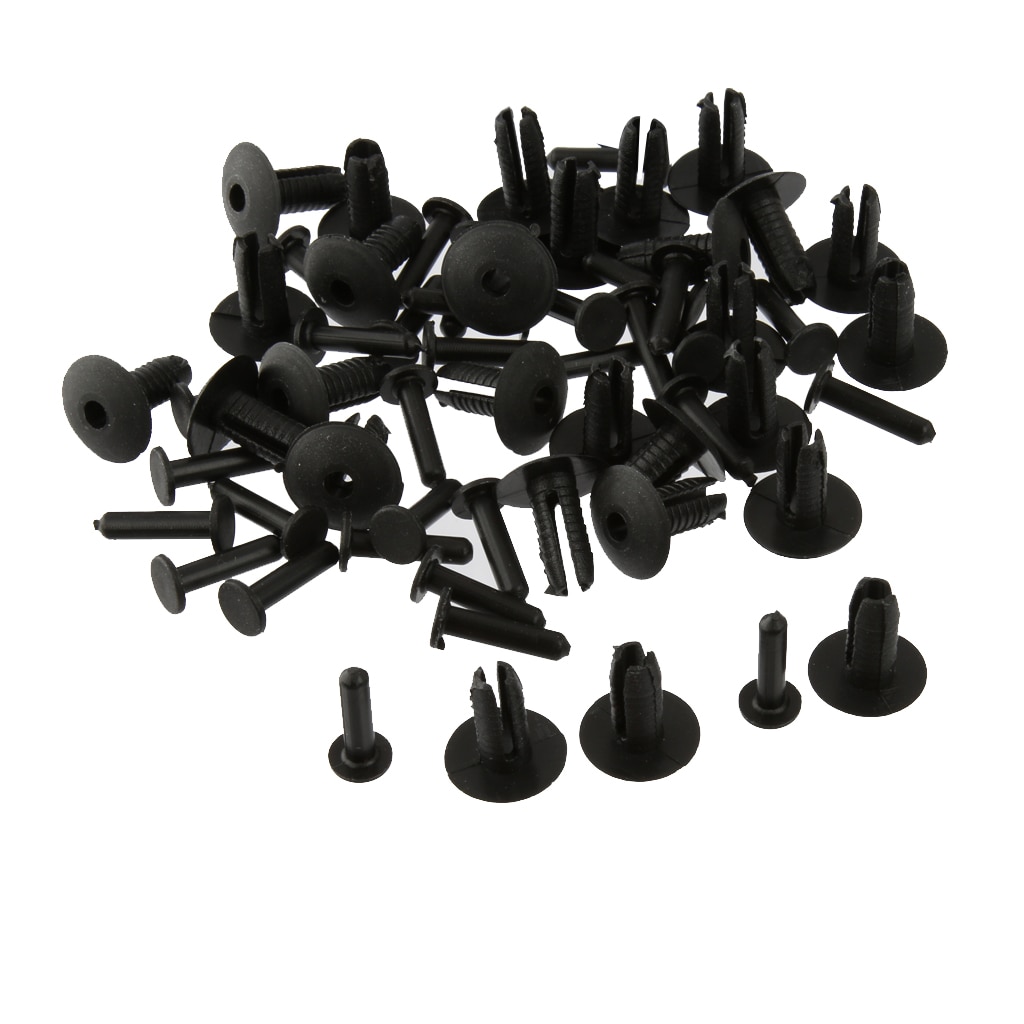 60pcs Car Door Bumper Trim Panel Retainer Clips For BMW E30 E36 E46