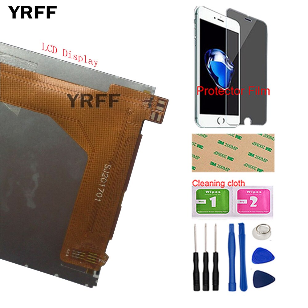 5'' Mobile LCD Display For FLY Cirrus 3 FS506 LCD Display Touch Screen Front Glass Digitizer Assembly Parts Tools Protector Film