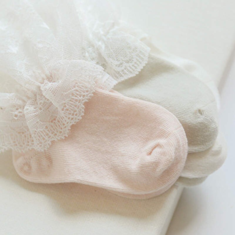 Balleenshiny Sommer Baby Anti-moskito Spitze Baby Socken Dünne Abschnitt Gittergewebe Atmungs Gekämmte Baumwolle freundlicher Mädchen Lange Rohr Knie socken