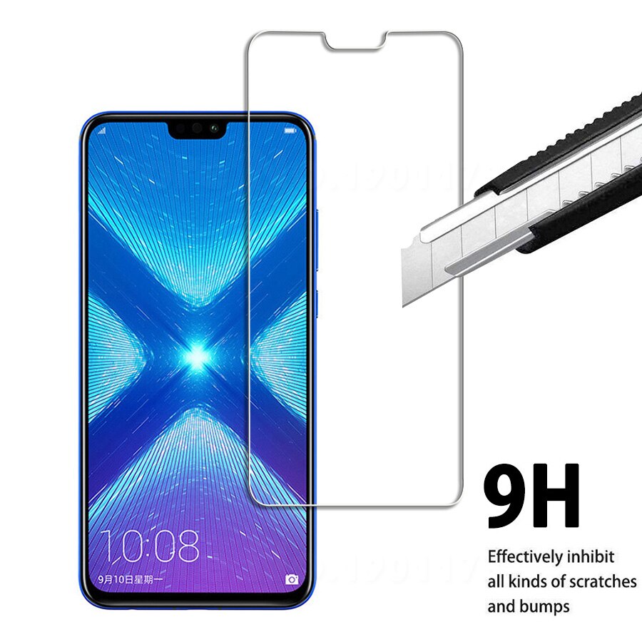 3pcs tempered glass For huawei honor 8x 8s 8c 8a pro 8 lite protective Glass on honor 8 s x a c honer a8 x8 c8 s8 9H safety Film
