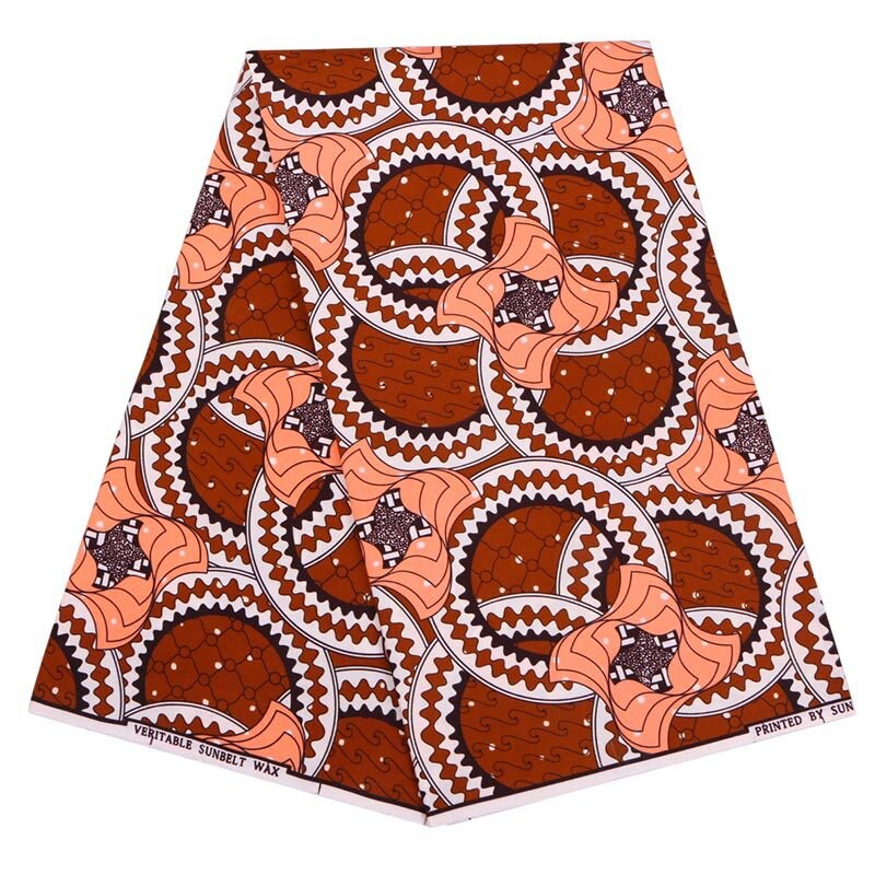 Tissu Pagne africain Ankara à motifs magnifiques et magnifiques, étoffe de grande , véritable Wax garantie,: Default Title