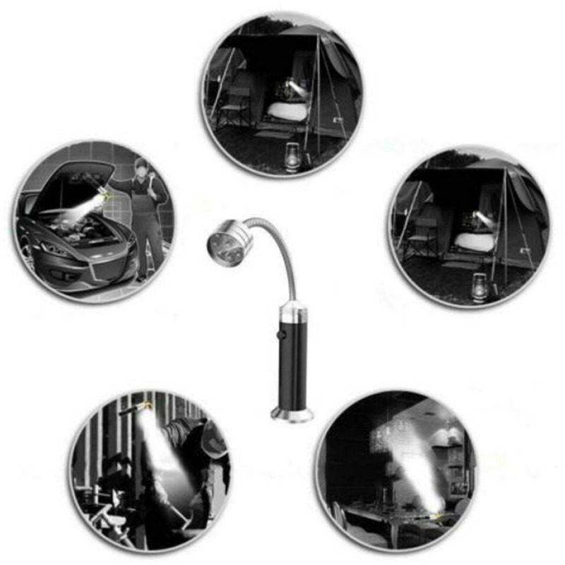 2 stücke Tragbare Magnetische LED Grill Licht Lampe 360 Grad Einstellbar für BBQ Grill Grillen Lichter Outdoor Grill Beleuchtung Werkzeuge