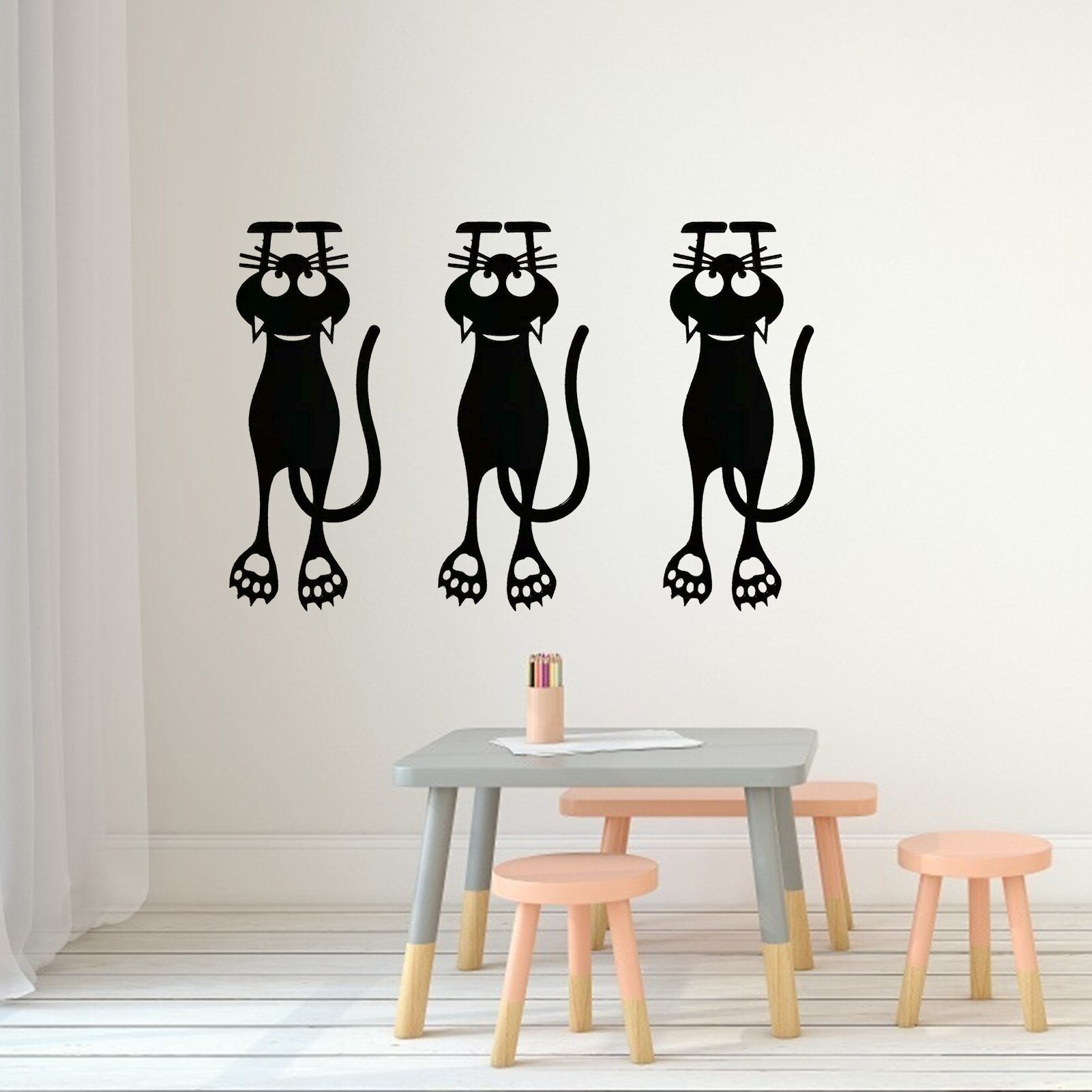 Cute Animal Stickers Computer Stickers Window Stickers Home Bedroom Living Room Beautification Stickers