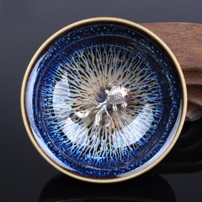 1 st Chinese Porselein China Jingdezhen Porselein Kom 45 ml 925 Pure Fine Silver Lotus Master Dragon Theekopje Thee Set giftPackage