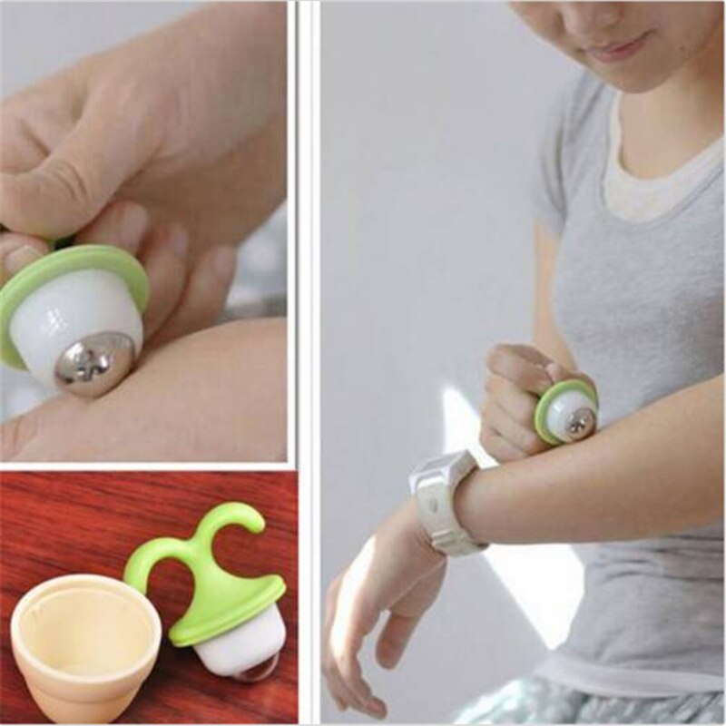 Massage Lymfe Bloempot Stimulators Bloem Zaailing Ingemaakte Bal Kleine Draagbare Stimulators Cervicale Wervelkolom Stimulator Nek Taille