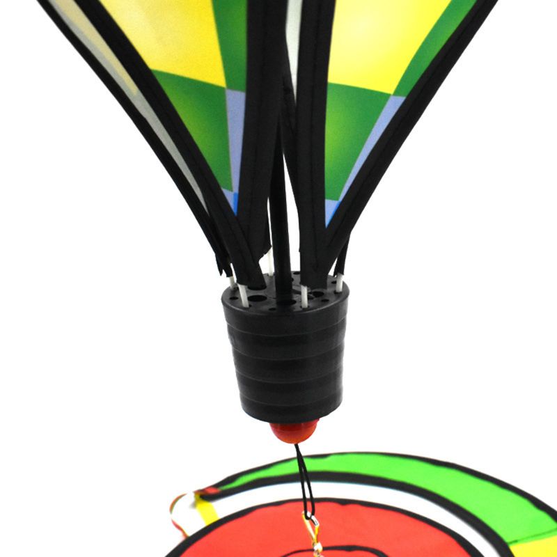 Luftballon roterende vindbånd vindmølle udendørs hængende regnbue farve park attraktioner dekoration pinwheel børnehave