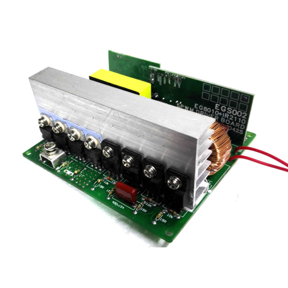 Circuit imprimé d'onduleur à onde sinusoïdale pure DC 12V à 220V AC 500W, Module de convertisseur de puissance Boost 50Hz 60Hz