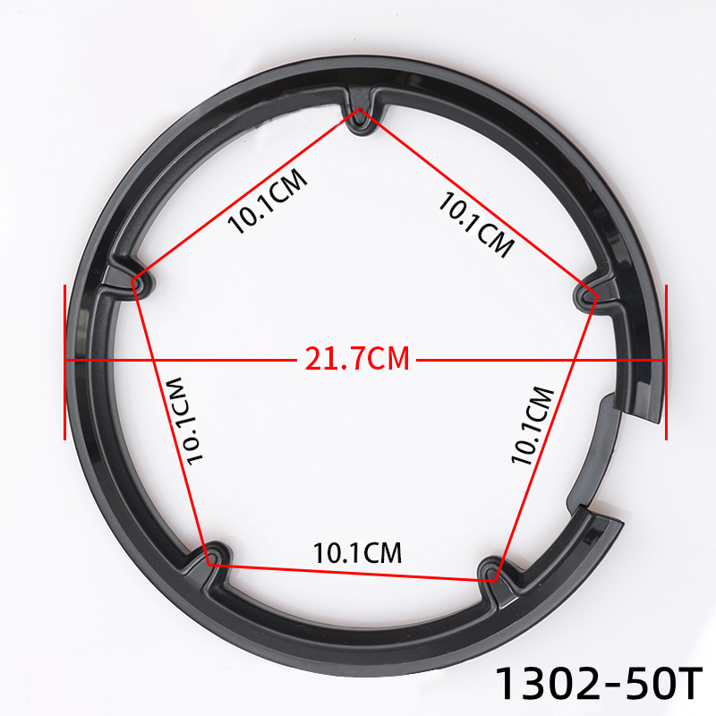 MTB Road Fahrrad Kettenrad Schutz Kurbelgarnitur Kurbel Schutzfolie Fahrrad Kette Rad Ring Schutzhülle 32 42 44 46 48 50 52T: Dark Khaki