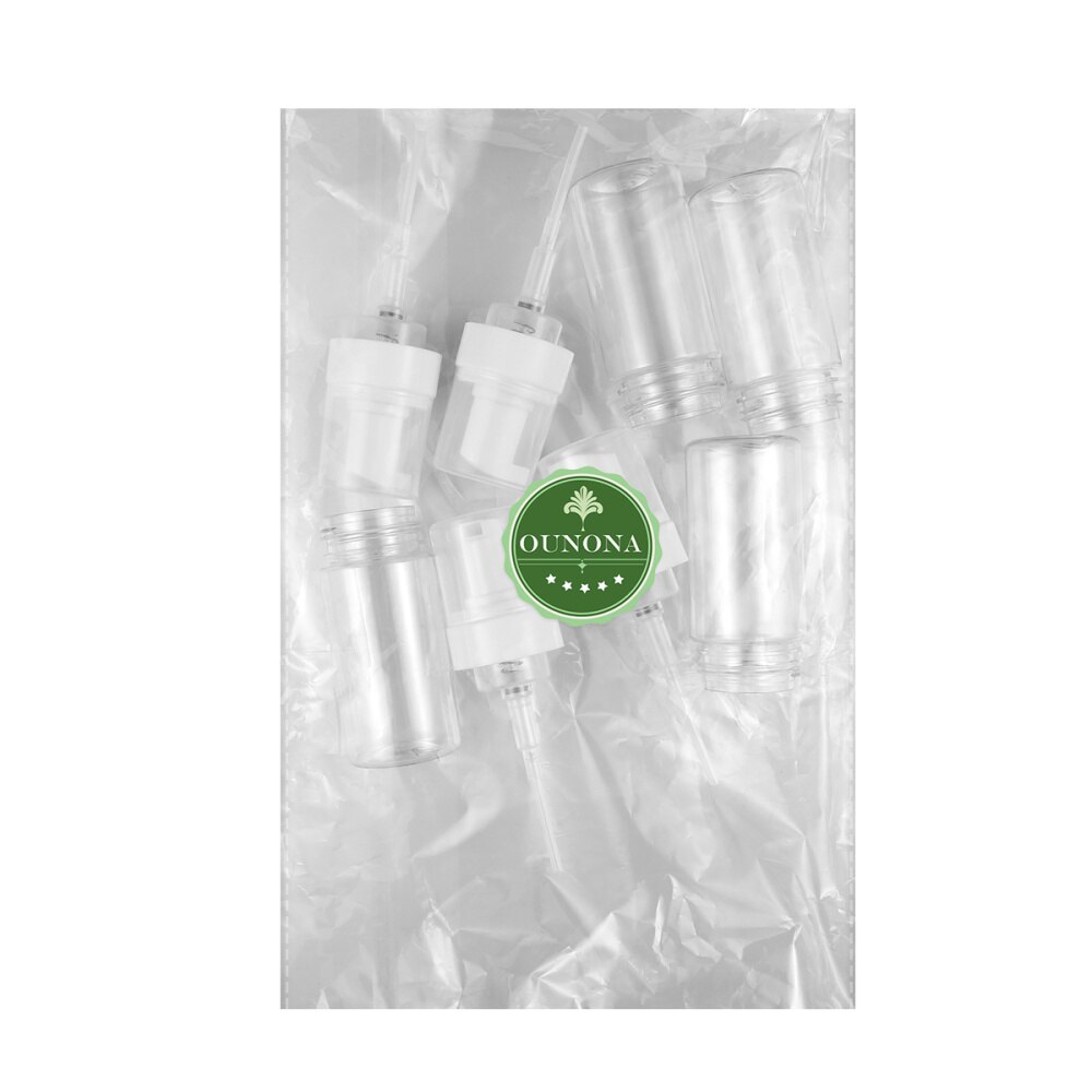 Ounona 4 Pcs Plastic Dispenser Flessen Pomp Dispenser Herbruikbare Lege Flessen Hervulbare Reiziger Containers (100Ml)