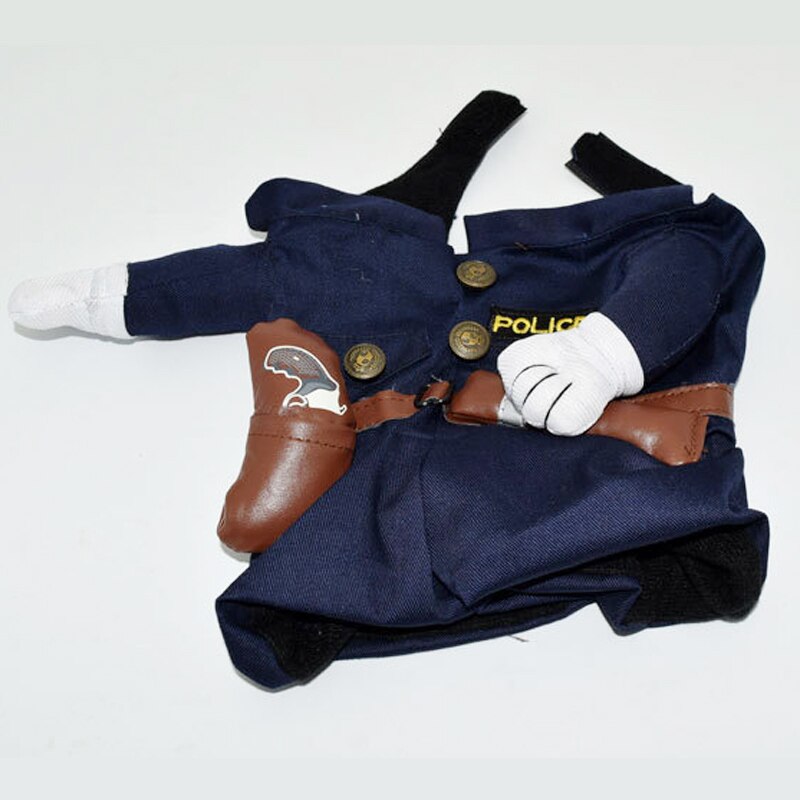 Funny Cat Outfits Pet Costumes Cats Suit Spring and Summer Puppy Dog Clothes Police Best Selling