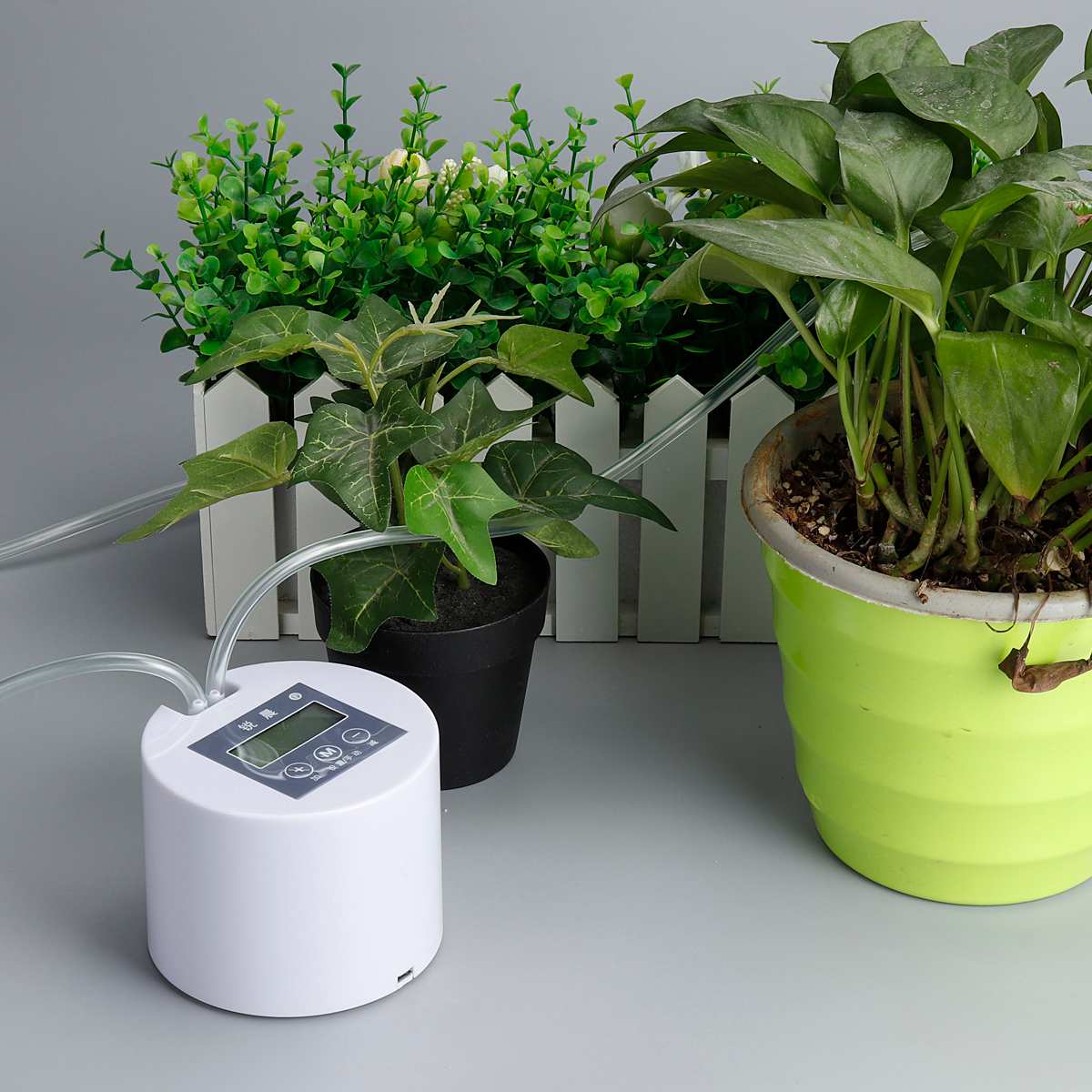 240 Second LCD Display DIY Drip Irrigation System Automatic Watering Garden Hose Micro Drip Irrigation Sprinkler Watering Kits