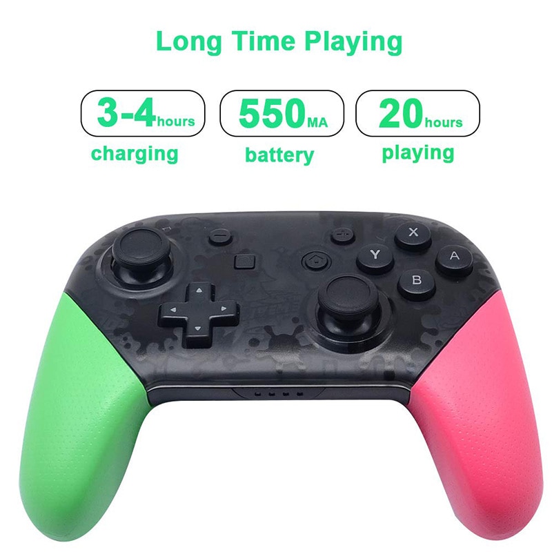 Wireless Switch Pro Controller Bluetooth Gamepad for Nintend Switch/Switch lite /PC/Android/Steam Game Joystick