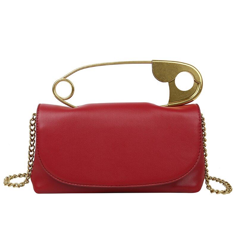 Spezielle Kleine Totes Mit Metall Griff Neue PU Leder frauen Handtasche Kette Schulter Bote Tasche