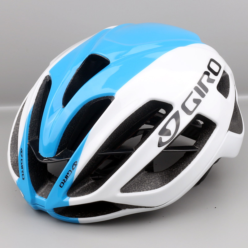 Giro Fietshelm Aero Road Fietshelm Voor Mannen Vrouwen Fietsaccessoires Sport Cap BMX Casque Velo Casco Maat M En Maat L: M / Clear