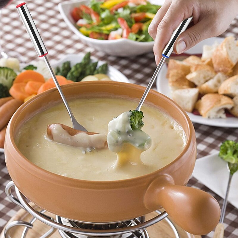 Fondue Kaas Sticks Fondue Set Voor Maker Zwitserse Kaas, Rvs Fondue Vorken Marshmallow Roosteren
