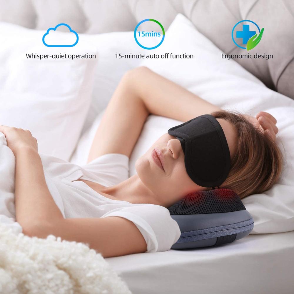 Papillon-masajeador eléctrico Shiatsu para cuello y espalda, con calor, para aliviar el dolor de espalda, para mamá/papá/mujeres/hombres