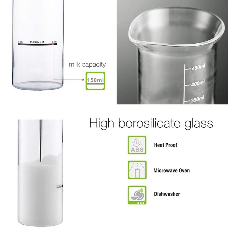 Montalatte cappuccino elettrico montalatte automatico miscelatore latte Hibrew cappuccino e caffè latte frullino latte elettrico tazza montalatte