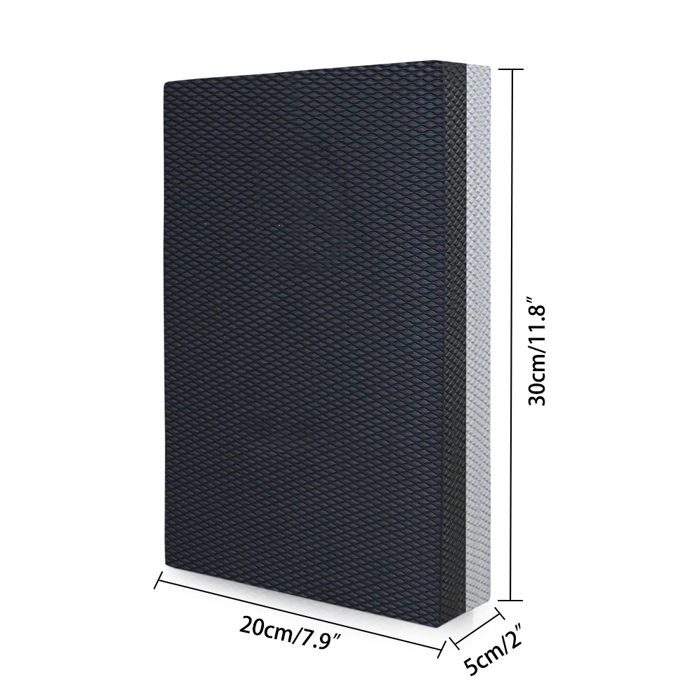 Yoga Balance Pad 30*20*5cm Multiple Colors Fitness Mat Balancing Pad for Healthy Abdominal Wheel Also Be Meditation Cushion: Beige
