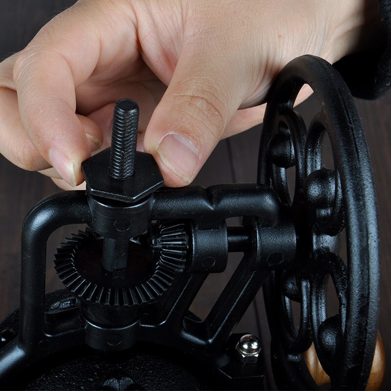 Vintage Large-Wheel Coffee Coffee Grinder Household Coffee Bean Grinder Manual Coffee Grinder Hand-Cranking Coffee Machine