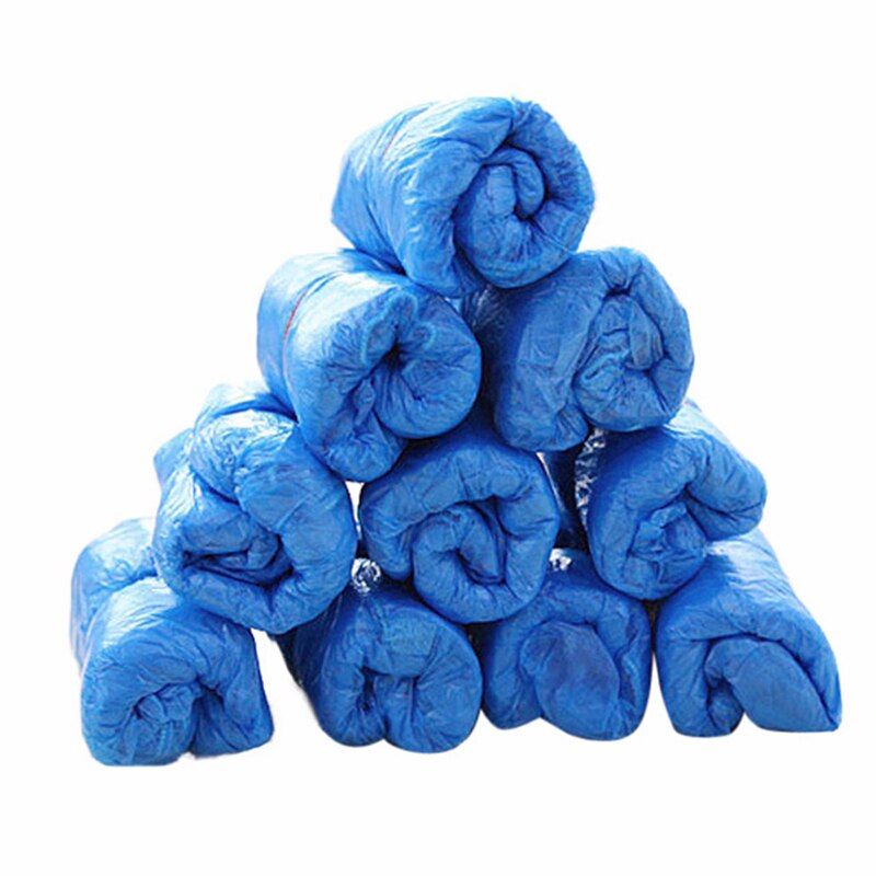Blauwe schoenhoezen - Waterdichte overschoen voor hygiëne - 10x
