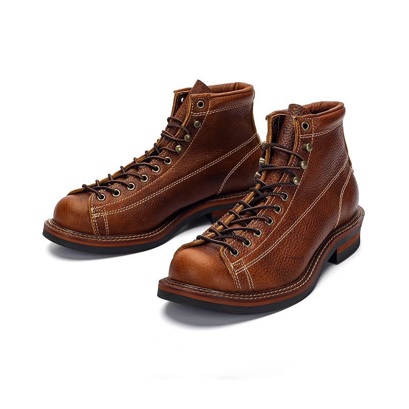 hoch-oben-Stiefel für Herren, kurzes Gesicht, Arbeitsschuhe, Radfahren, Moto-Stiefel, Fallschirmjäger, kurze Stiefel, Reiten, Motorradfahrerstiefel: Armee Grün / 44