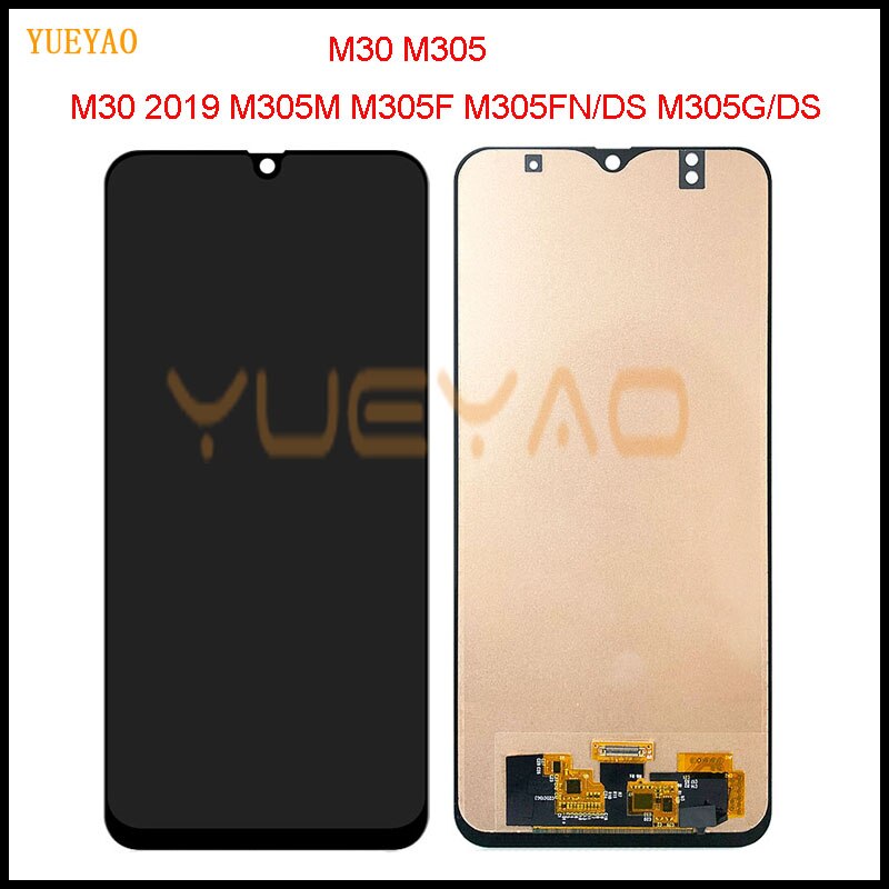 LCD Display for Samsung Galaxy M30/M30S - 6.4" Replacement Screen with Touch Digitizer Assembly