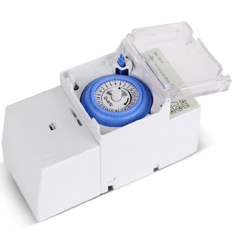 Sul 181h mekanisk timer switch 220v 16a 24h 8 inställningar manuell/autostyrning