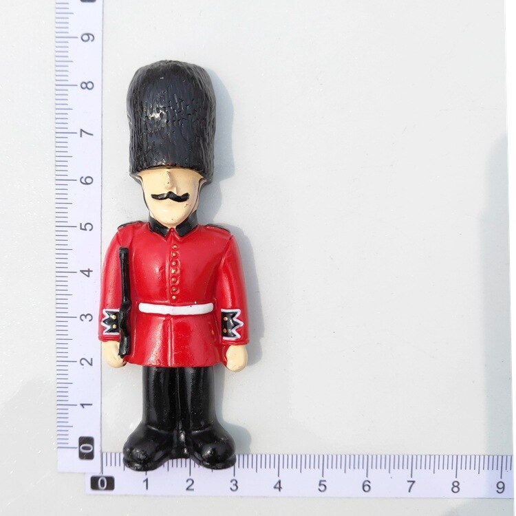 VIDAR Tourist Souvenirs British Refrigerator Magnets London Palace Guardsmen Stereo Magnet Resin Refrigerator Magnets: B