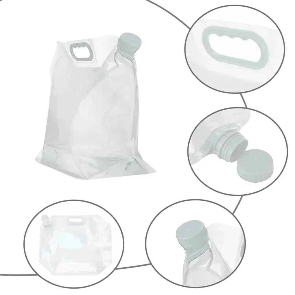 2L/3L/5L/10L Outdoor Faltbare Eimer Faltbare Wasser Tasche Überleben Wasser Lagerung Tragbare Wasser Träger Container camp Wandern