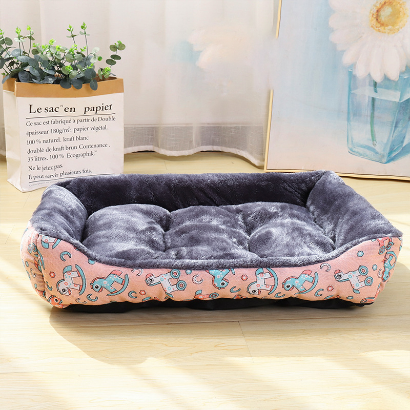 Haustier Hund Bett Sofa Matten Haustier Produkte Coussin Chien Tiere Zubehör Hunde Korb Liefert Für Große Mittel Kleine Haus Katze Bett: M / Schokolade