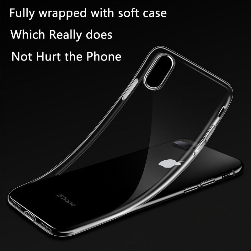 Ultra Thin Klar Fall Für iphone 11 Pro Max Fall Für iphone 7 8 6 6S Plus X XR XS max Weiche TPU Silikon Transparent Zurück Abdeckung