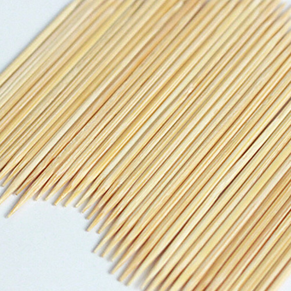 1000pcs Toothpick Diposable Plastic Storage Box Wooden Bamboo Safe Cocktail Double Head KitchenCraft Cylindrical Boxed Fruit