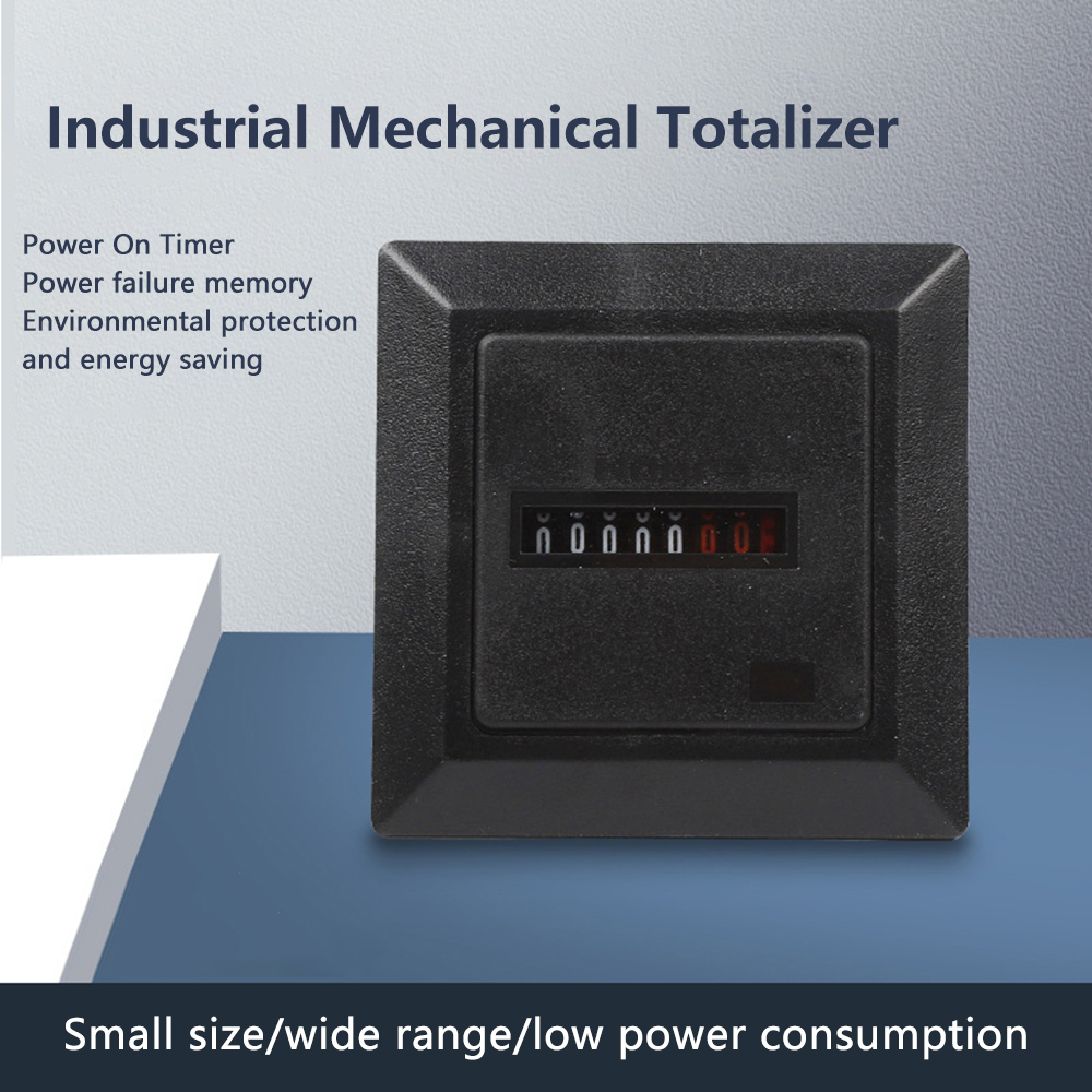 AC220-240V HM-1 0-99999,9 Stunden-Timer-Funktion Elektronischer hermetischer Zähler Digitales Messgerät 0,3 W 50 Hz für Elektriker-Werkzeug