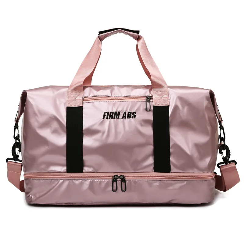 Travel Luggage Bag Gym Fitness Bags Waterproof Nylon Sports Handbags Women Yoga Swimming Tas Dry Wet Gymtas Sac De Sport: army green