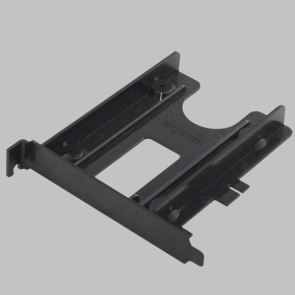 Almacenamiento ligero negro Panel trasero soporte de montaje Compatible soporte adaptador de unidad ecológico SSD HDD ABS ahorro de espacio