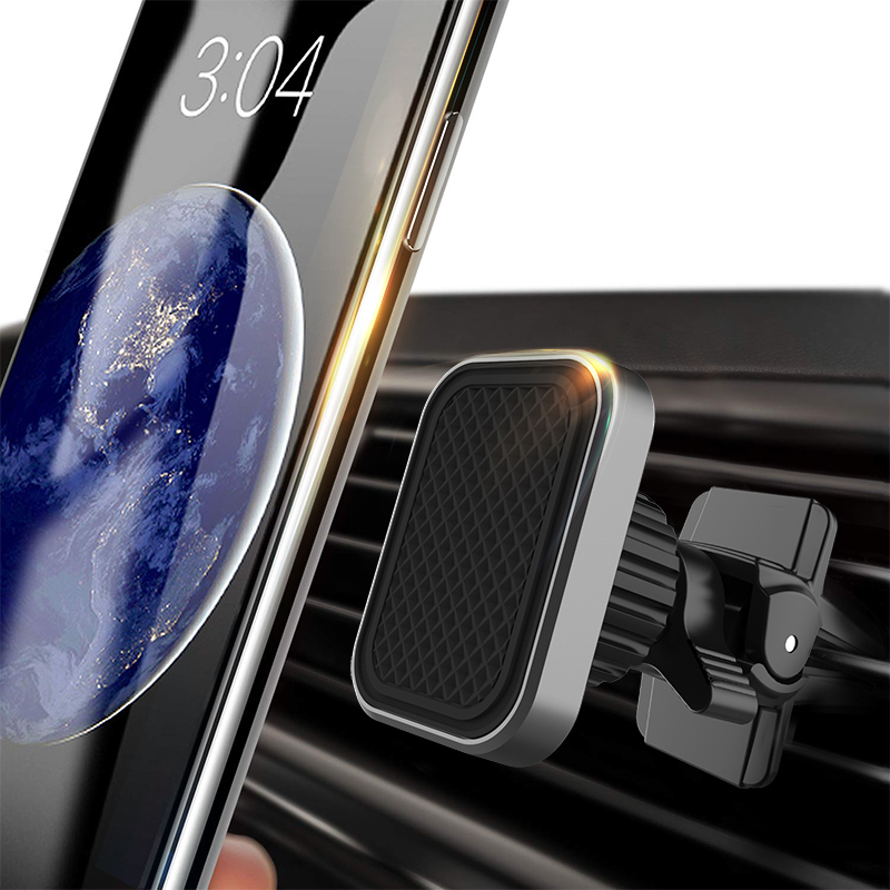 Uniwersalny magnetyczny klips wentylacyjny do telefonu samochodowego z mocnymi magnesami 6x i uchwytem samochodowym na telefon komórkowy do iPhone'a Samsung Galaxy