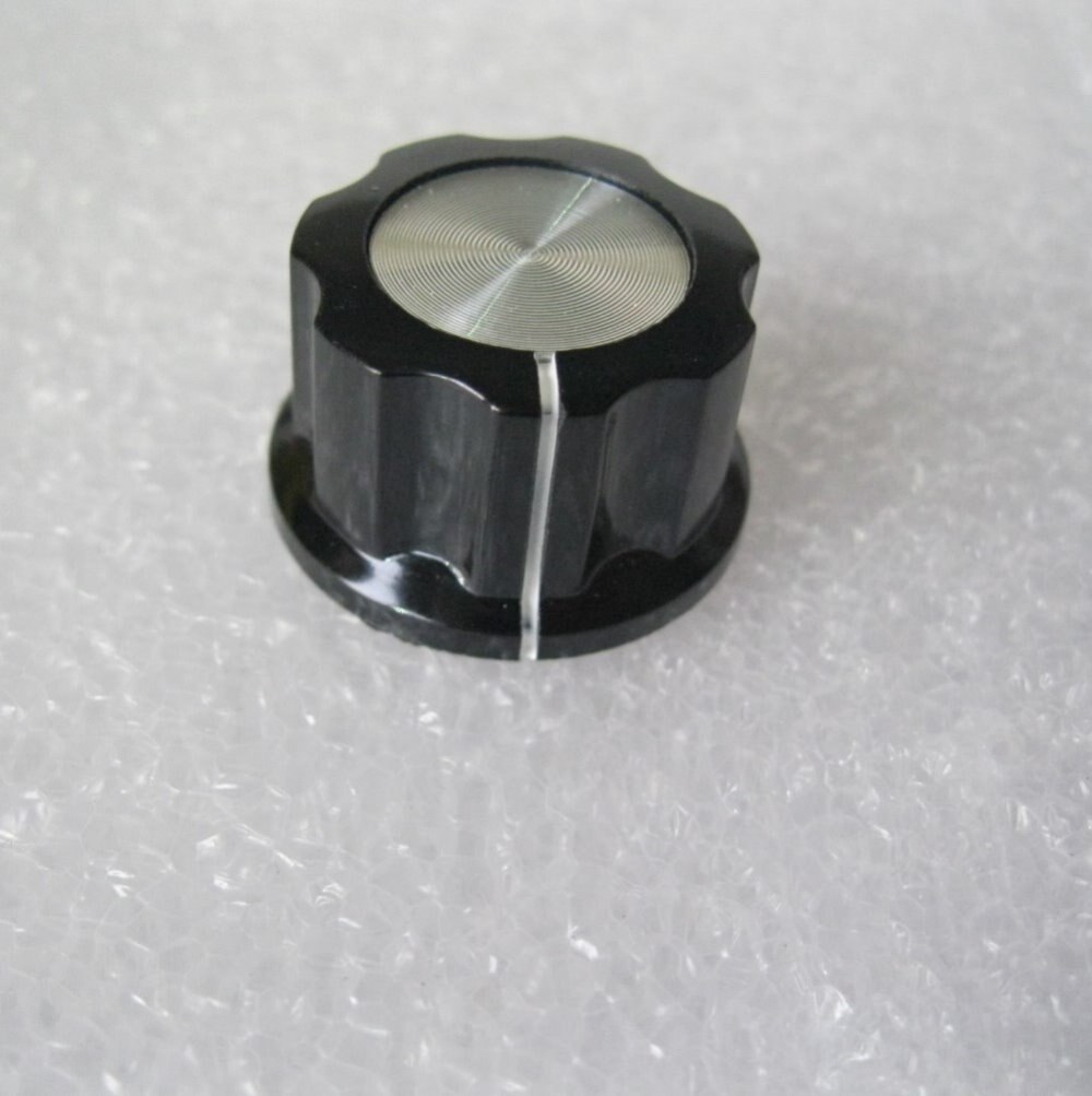 10 ST MF-A03 A03 potentiometer knop Bakeliet knop potentiometer aluminium cap bakeliet ondersteunende 3590 S gebruik potentiometer