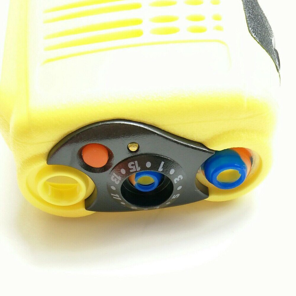 Yellow Housing Case Front Cover Shell Knob Cap Digital Keys For Motorola GP338 GP380 Two Way Radio