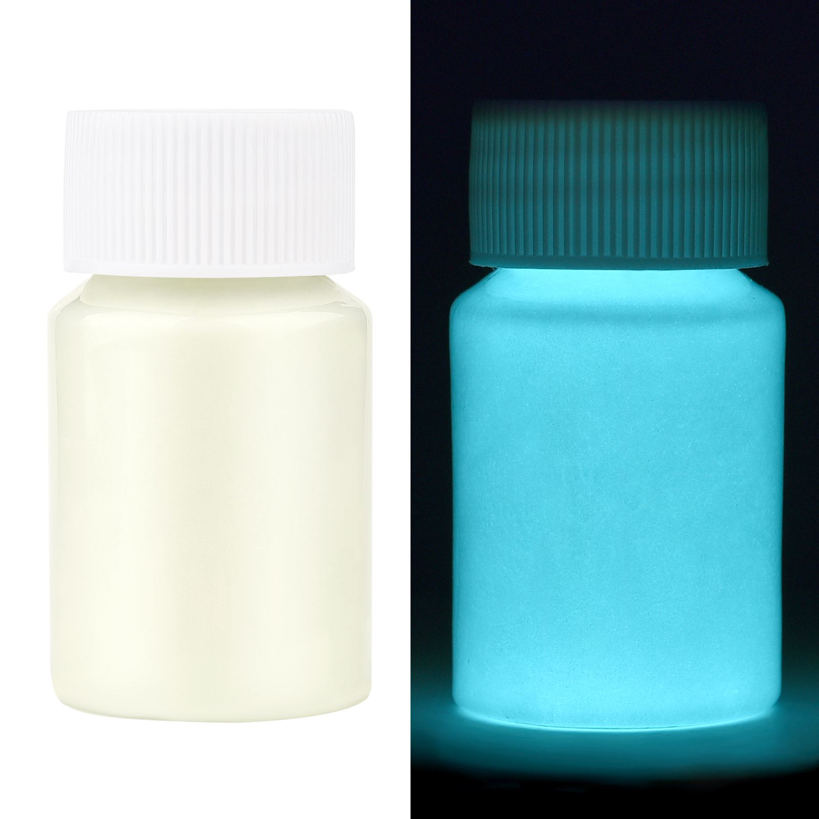 30g Glow In The Dark Liquid Pigment Luminous Resin Pigment Fluorescent Long-Lasting Acrylic Paints Nails Artwork Party Supplies: light green