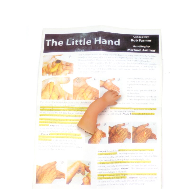 Magic Kleine Hand Michael Ammar Goocheltrucs De Griezelige Kleine Pop Hand Goochelaar Horror Prop Magic Illusion E3130