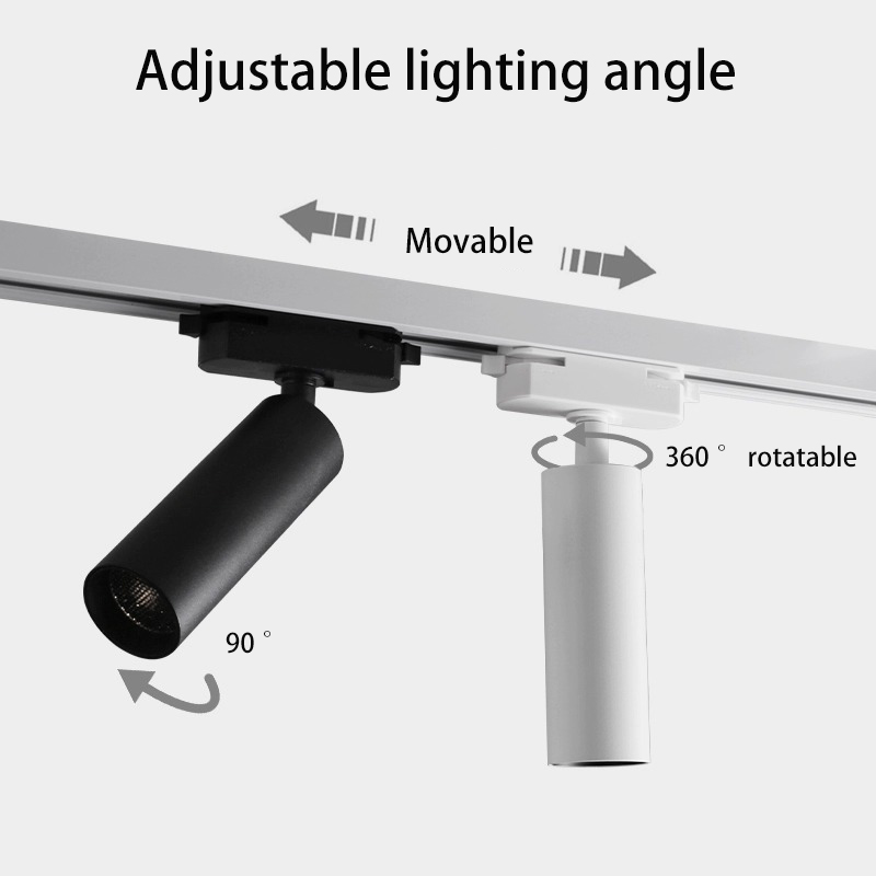 Oświetlenie szynowe doprowadziło 3- stopniowe, reflektor z regulowanym kątem, antyodblaskowe, oświetlenie robić sali muzealnej, oświetlenie ścienne
