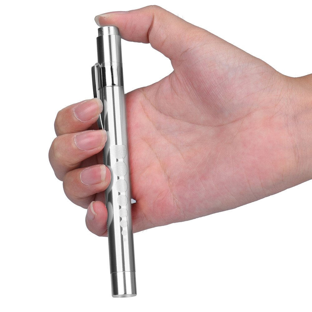 Linterna LED portátil para trabajo médico, pluma de primeros auxilios, lámpara con medidor de pupila, diagnóstico de médico y enfermera