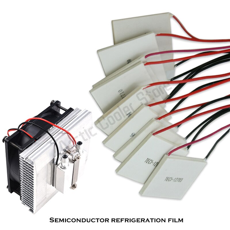 Thermoelectric Cooler Peltier 40*40mm Module CPU&amp;GPU Block Radiator Water Cooling TEC1-12703 12704 12705 12706 12708 12709 12710