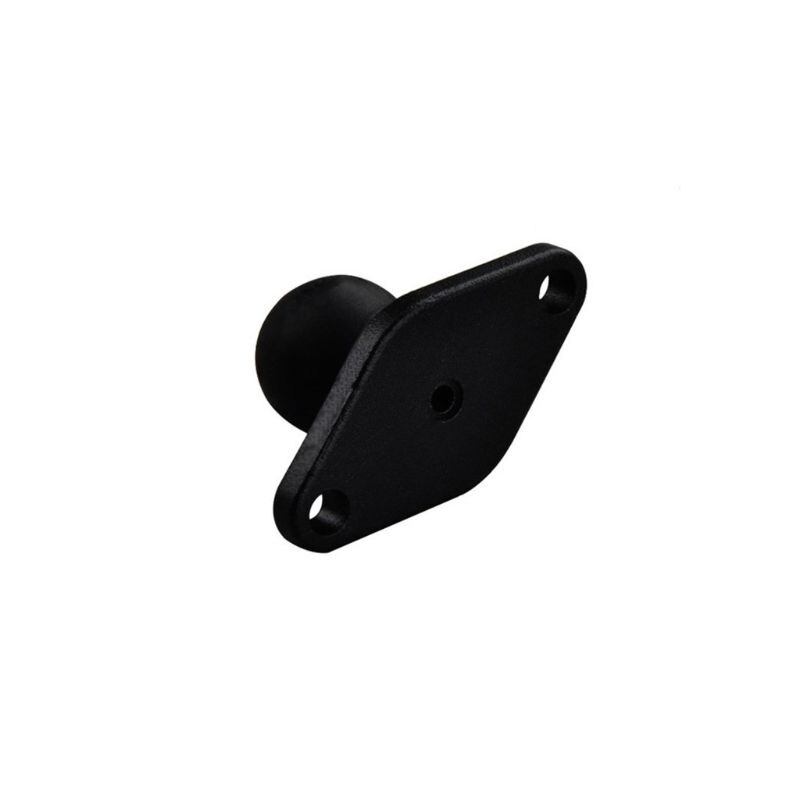 360 Graden Roterende Anti-Shock Aluminium Motorfiets Bevestigen Stand Plaat Rubberen Bal Hoofd Ram Mount Voor Telefoon Gps