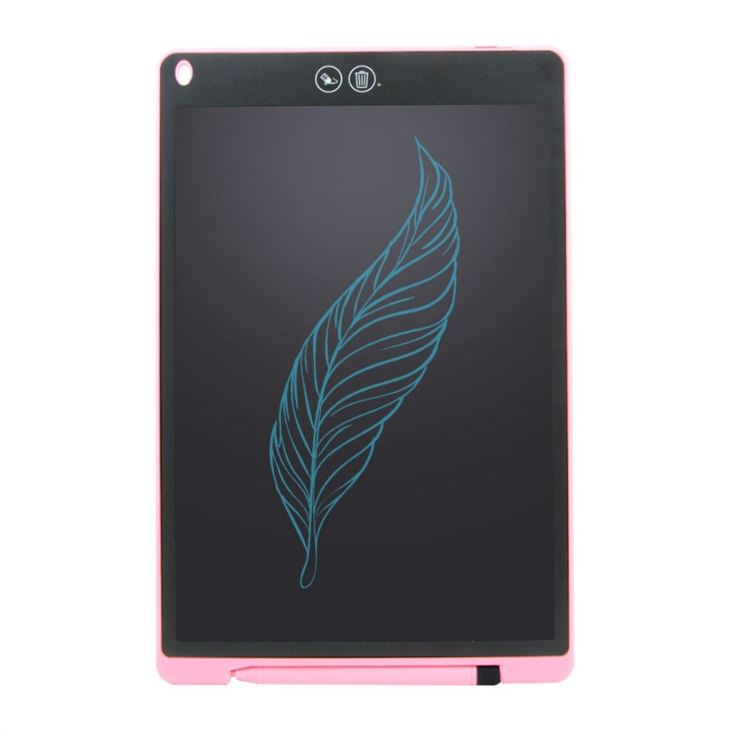 LCD Writing Tablet 12 inch Digital Drawing Electronic Handwriting Pad Message Graphics Board Kids 12inch Writing Board: Pink