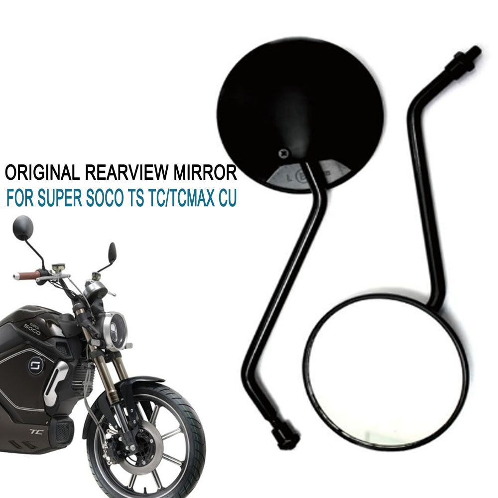 Espejo retrovisor Original dedicado para Super SOCO TS TC/TCMAX CU, accesorios genuinos para espejo izquierdo y derecho