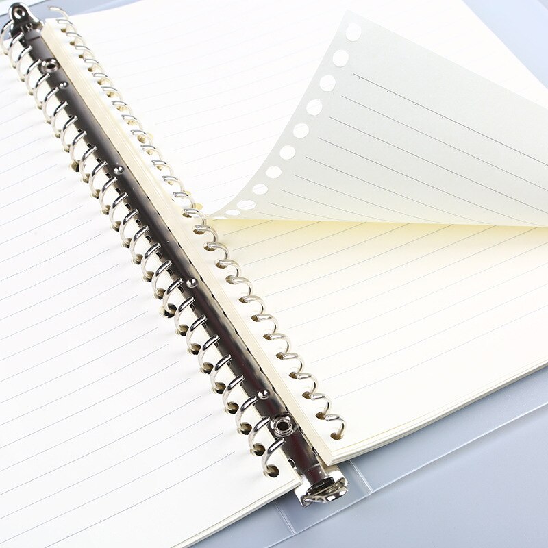 Classeur B5 cahier de classe d'étudiant détachable 26 trous A5/B5 bobine ligne horizontale cahiers de reliure
